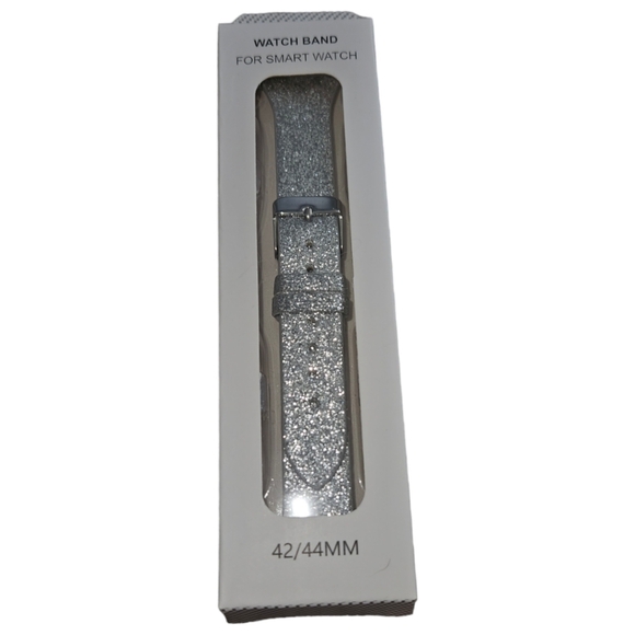 NWT Silver Sparkly Watch Band For Smart Watch - Picture 1 of 2
